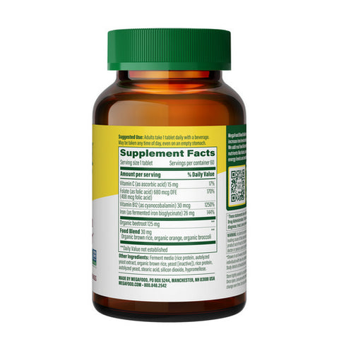 MegaFood, Blood Builder Iron, 60 Tabs