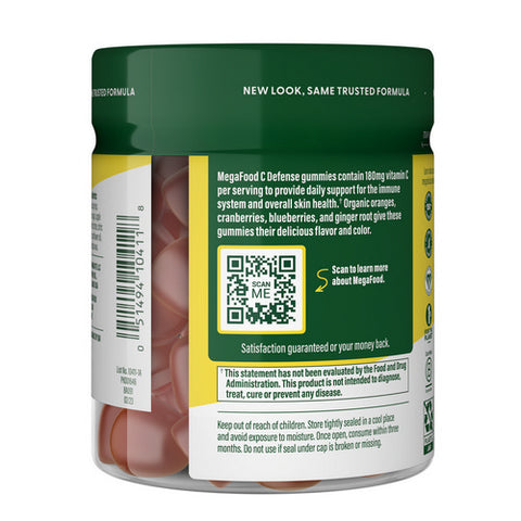 MegaFood, C Defense, Tangy Citrus, 70 Gummies