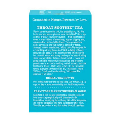 Earth Mama Angel Baby, Organic Throat Smoothie Tea, 16 Bags