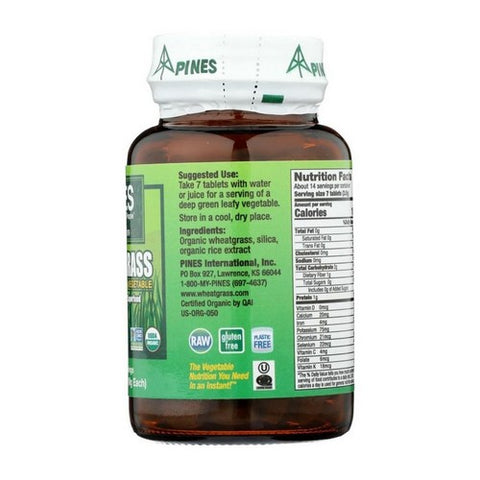 Pines Wheat Grass, Pines Wheat Grass, 500 MG, 100 Tabs