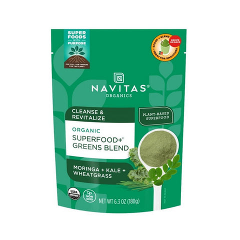 Navitas Organics, Organic Superfood Greens Blend, 6.3 Oz