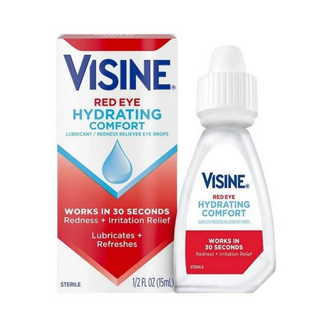 Band-Aid, Red Eye Hydrating Comfort Eye Drops, 0.5 Oz Band-Aid