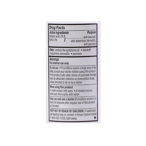 Rugby, Sebex Liquid Medicated Dandruff Shampoo, 4 Oz Rugby