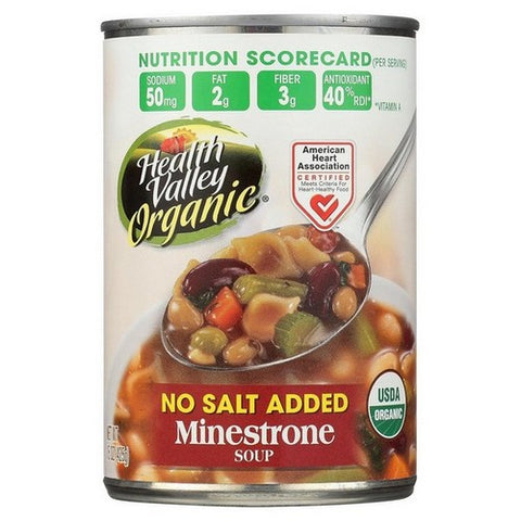 Health Valley, Organic Soup Minestrone, 15 Oz(Case Of 12)