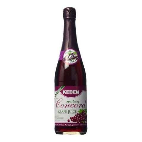 Kedem, Juice Sprkl Concord, Case of 12 X 25.4 Oz