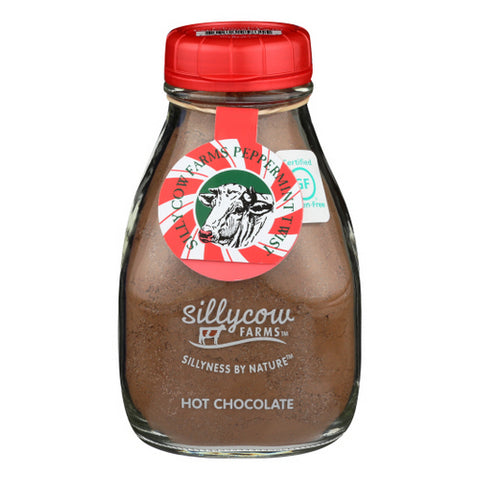Silly Cow Farms Hot Chocolate Peppermint Twist Case of 6 X 16.9 Oz by Sillycow