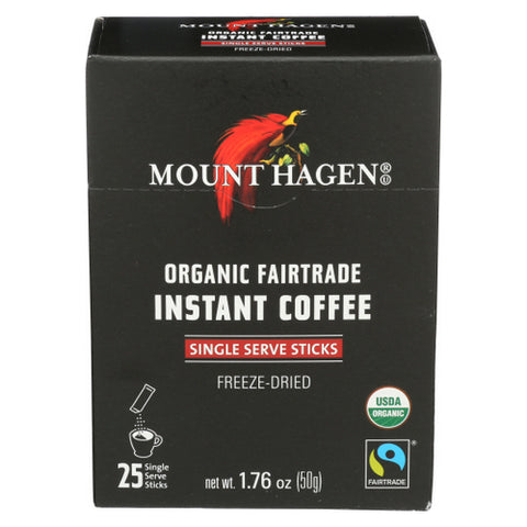Mount Hagen, Organic Fairtrade Instant Coffee, 1.76 Oz(Case Of 8)