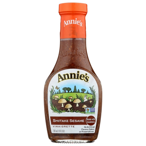 Annie's Homegrown, Shiitake Sesame Vinaigrette Dressing, 8 Oz