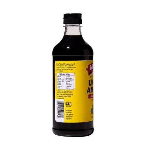 Bragg, Liquid Aminos Soy Protein Seasoning, 16 Oz(Case Of 12) Bragg