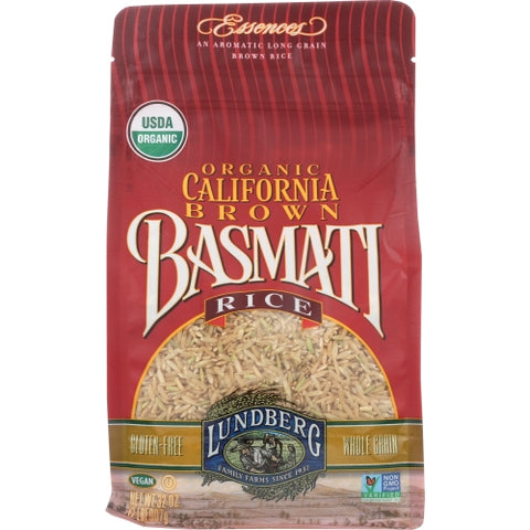 Lundberg, Organic California Brown Basmati Rice, 32 Oz(Case Of 6)