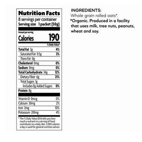 Natures Path, Organic Original Instant Hot Oatmeal, 14 Oz(Case Of 6)