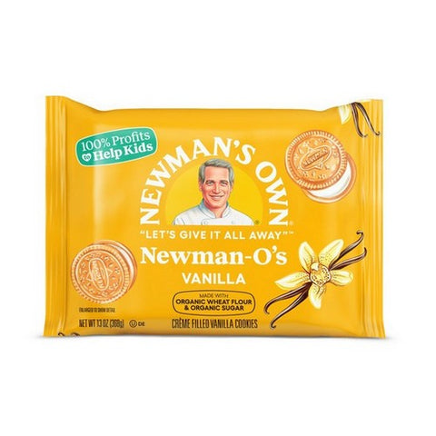 Newman's Own, Organic Vanilla Creme Cookies  O'S, 13 Oz(Case Of 6)