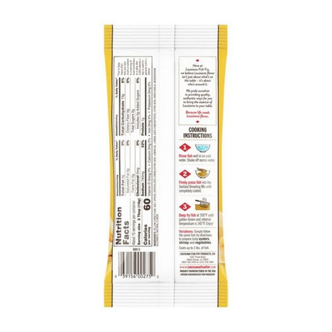 Louisiana Fish Fry, New Orleans Style Lemon Fish Fry, 10 Oz