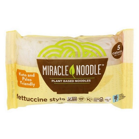 Miracle Noodle, Plant Based Noodles Fettuccine Style Gluten Free, 7 Oz(Case Of 6)