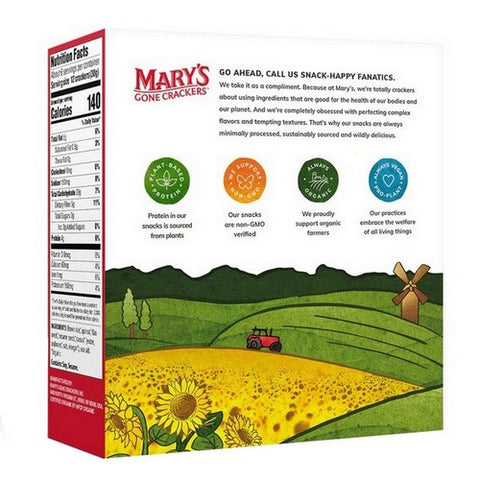 Mary's Gone Crackers, Organic Seed Crackers Original, 6.5 Oz(Case Of 6)