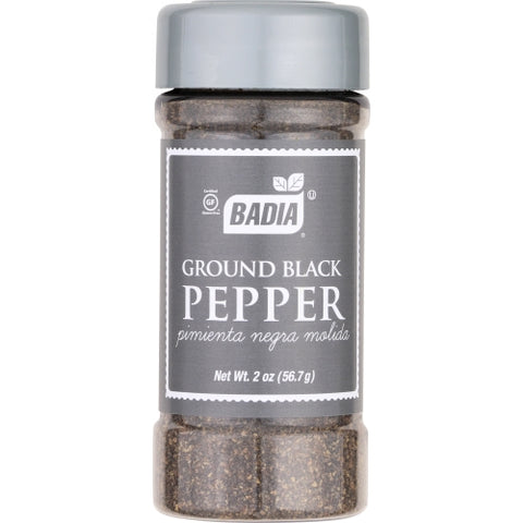Pepper Black Grnd Case of 8 X 2 Oz by Badia