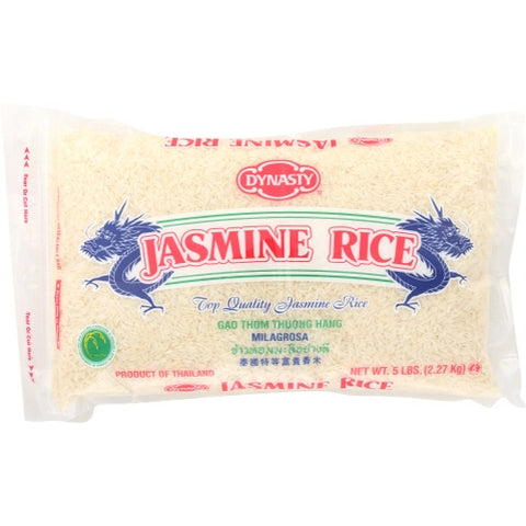 Rice Jasmine Enriched Case of 6 X 5 lb by Dynasty