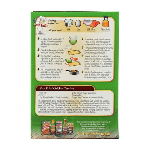 Tony Chachere's, Seasoned Fish Fry, 10 Oz(Case Of 12)