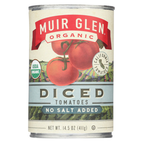 Muir Glen, Diced Tomatoes  Tomato, Case of 12 X 14.5 Oz