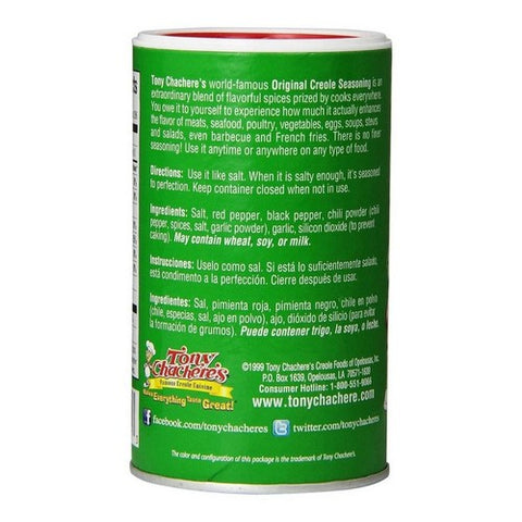 Tony Chachere's, Ssnng Creole, Case of 6 X 8 Oz