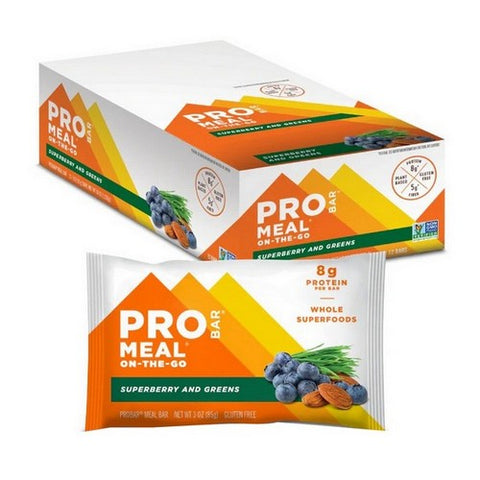 Probar, Superberry and Greens Meal Bar, 3 Oz(Case Of 12)