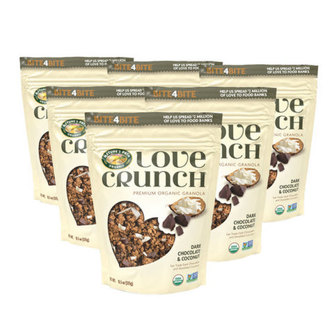 Natures Path, Organic Love Crunch Granola Dark Chocolate And Coconut, 11.5 Oz(Case Of 6)