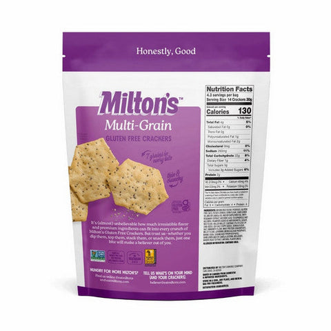 Milton's, Multi Grain Baked Crackers, 4.5 Oz (Case Of 6) Milton's