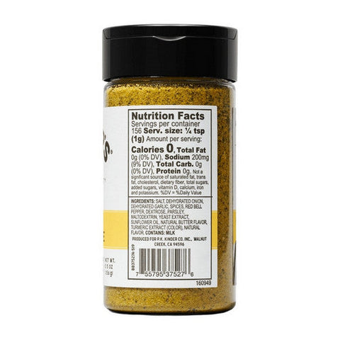 Kinders, Rub Buttery Steak House, 5.5 Oz(Case Of 6) Kinders