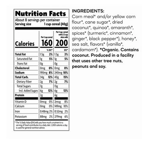 Natures Path, Organic Golden Turmeric Cereal, 10.6 Oz(Case Of 6)