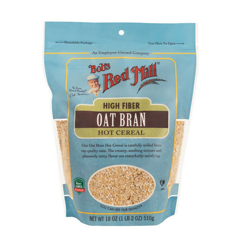 Bobs Red Mill, Higher Fiber Oat Bran, 18 Oz(Case Of 4)