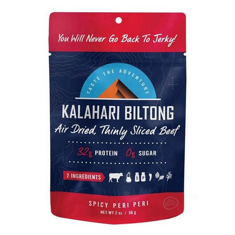 Kalahari Biltong, Biltong Peri Peri Flavor, 2 Oz(Case Of 8)