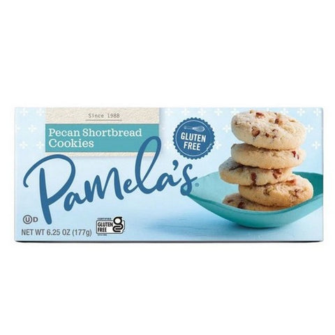 Pamela's Products, Cookies Pecan Shortbread, 6.25 Oz(Case Of 6)