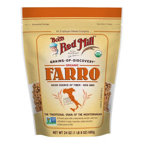 Bobs Red Mill, Grain Farro, Case of 4 X 24 Oz