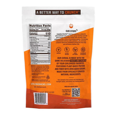 Catalina Crunch, Keto Friendly Cereal Maple Waffle, 9 Oz(Case Of 6)