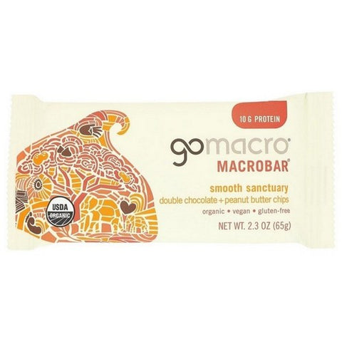 Gomacro, Bar Dbl Choc Pnut Bttr, 2.3 Oz(Case Of 12)