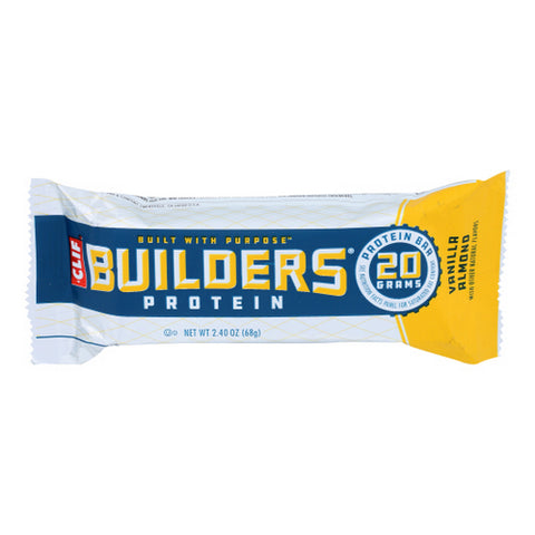 Clif Bar, Clif Builder's Vanilla Almond Bar, 2.4 Oz(Case Of 12)