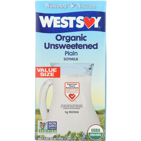 Soymilk Unswt Orgnl Case of 8 X 64 Oz by Westsoy