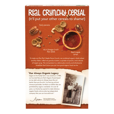 Natures Path, Organic Flax Plus Maple Pecan Crunch, 11.5 Oz(Case Of 12)