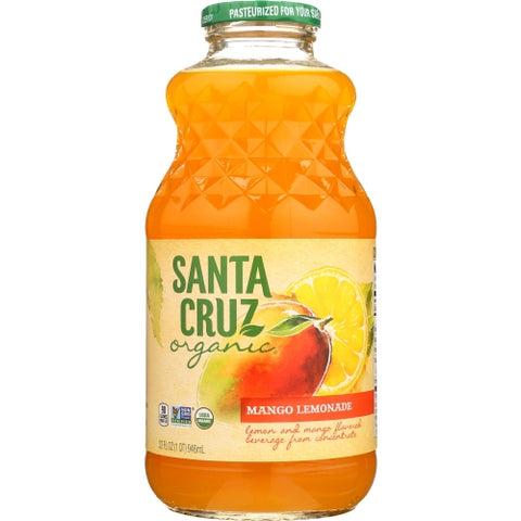 Juice Mango Lemonade Org Case of 12 X 32 Oz by Santa Cruz