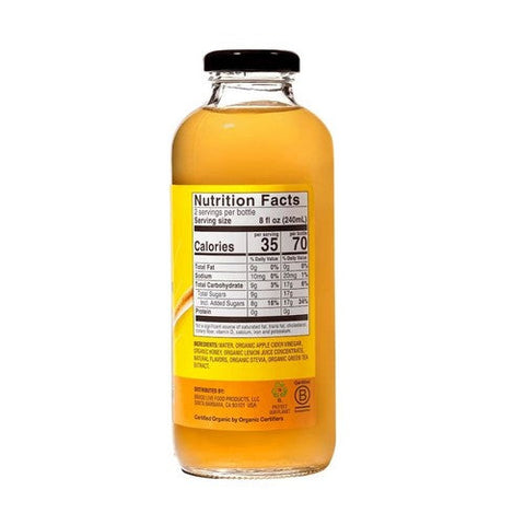 Bragg, Bev Apple Cider Vngr&Hny, 16 Oz(Case Of 12) Bragg