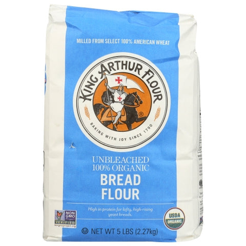 King Arthur, Flour Bread 100% Org, Case of 6 X 5 lb