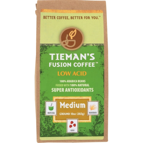 Tiemans Fusion, Coffee Grnd Med Fusion, 10 Oz(Case Of 6)
