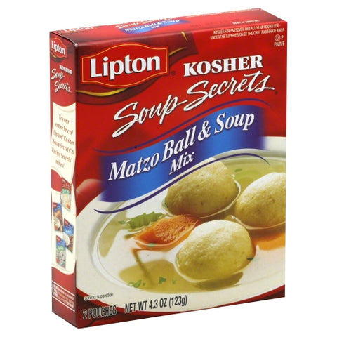 Lipton - Kosher, Mix Soup & Matzo Ball, 4.3 Oz(Case Of 12)