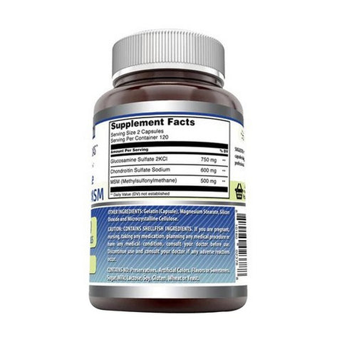 Amazing Nutrition, Amazing Formulas Glucosamine + Chondroitin + MSM, 240 Caps
