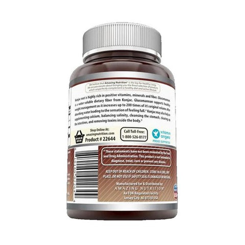 Amazing Nutrition, Amazing Formulas Konjac Root, 2000 mg, 180 Veg Caps