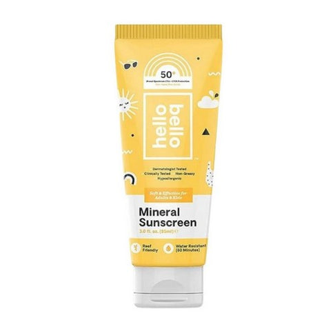 Hello Bello, SPF 50 Sunscreen Mineral Lotion, 3 Oz
