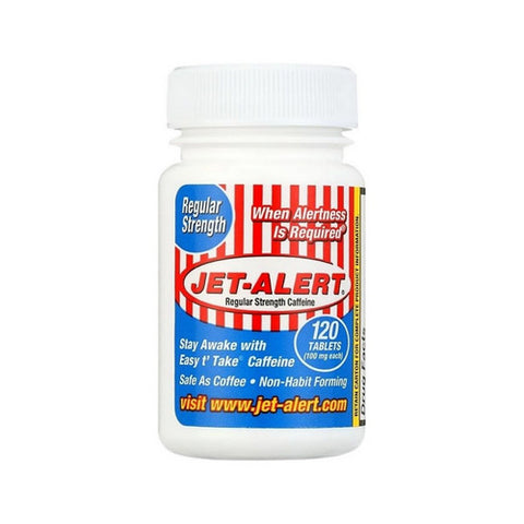 Jet-Alert, Jet-Alert Caffeine Regular Strength, 100 Mg, 120 Count