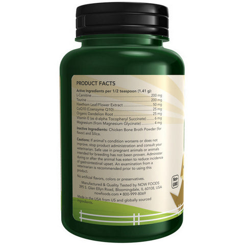 Now Foods, Cardiovascular Support for Dog & Cats, 4.5 Oz