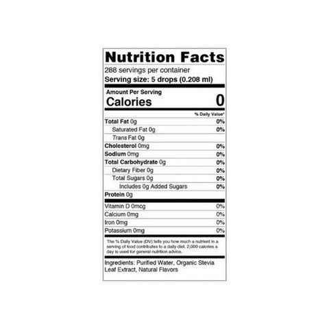 Sweetleaf Stevia, Sweet Drops SteviaClear Liquid Sweetener, ORIGINAL , 2 OZ