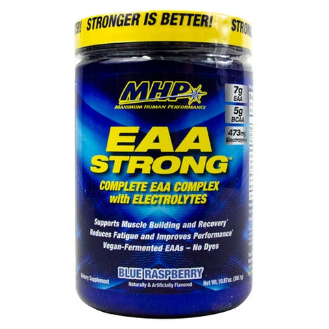 Maximum Human Performance, EAA Strong Blue Raspberry, 30 Servings